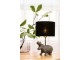 Šedá základna ke stolní lampě s hrošíkem Hippo - 27*11*28 cm / E27 Light & Living