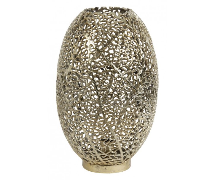 Zlatá antik kovová stolní lampa Sinula - Ø33*52cm / E27
