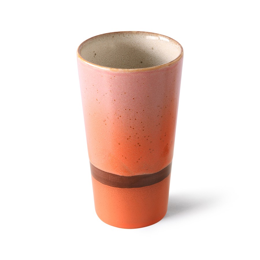 Barevný retro hrnek na latté Mars - Ø 7,5*13cm / 280ml HKLIVING Barevný retro hrnek na latté Mars - Ø 7,5*13cm / 280ml HKLIVING