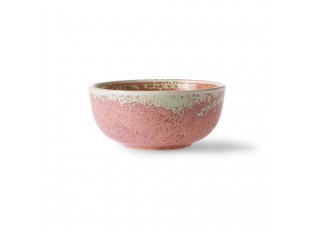 Rustikálně růžová miska Home chef - Ø 11*5cm / 200ml