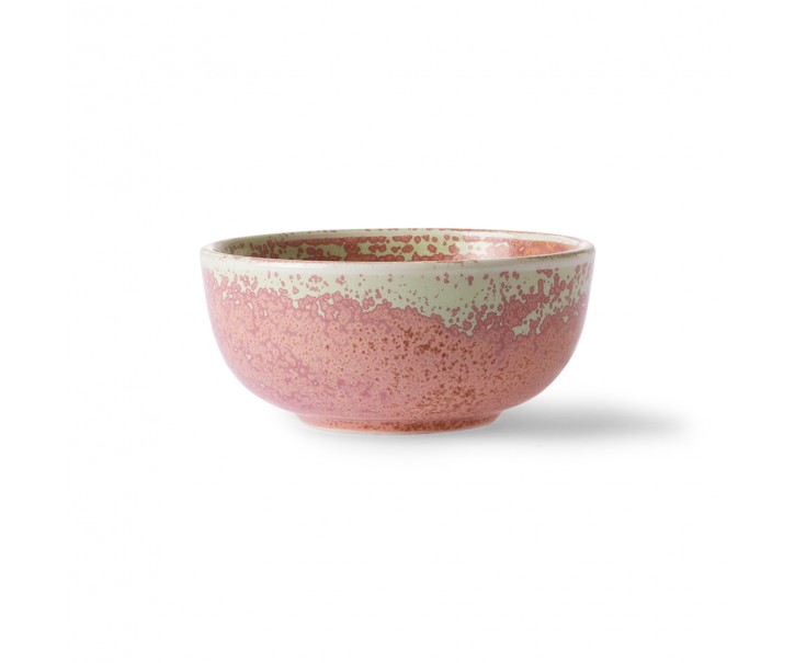 Rustikálně růžová miska Home chef - Ø 11*5cm / 200ml HKLIVING