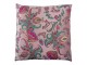 Růžový čtvercový polštářek s květy Paisley - 45*45*15cm Mars & More 