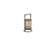Bronzovo-zlatý skleněný svícen Thilo - Ø 12*24 cm Light & Living