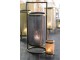 Bronzovo-zlatý skleněný svícen Thilo - Ø 12*24 cm Light & Living