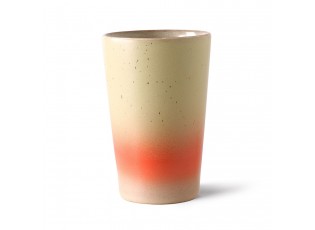Barevný retro hrnek na čaj 70s Venus - Ø 9*13cm / 475ml 
