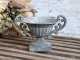 Dekorační plechová miska na noze Walter - 21*16*12cm Chic Antique