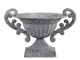 Dekorační plechová miska na noze Walter - 21*16*12cm Chic Antique