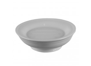Porcelánová kulatá miska na mýdlo - Ø 14*5 cm