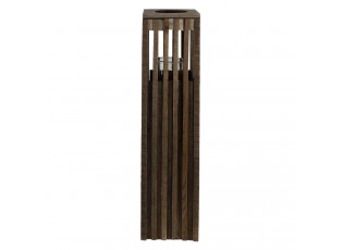 Dřevěná retro lucerna Pira - 14*14*54 cm