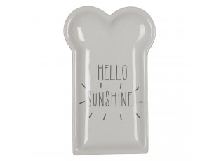 Keramický talířek Hello Sunshine - 10*17*2 cm