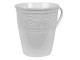 Krémový hrneček se vzorem - 13*10*12 cm / 450 ml Clayre & Eef