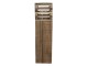Dřevěná retro lucerna Pira - 14*14*52 cm Clayre & Eef