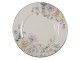 Porcelánový jídelní talířek s květinami Flowers - Ø 26*2 cm Clayre & Eef
