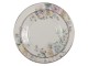 Porcelánový jídelní talířek s květinami Flowers - Ø 26*2 cm Clayre & Eef