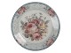 Porcelánový dezertní talířek se zlatou linkou Peony Rosé - Ø 21*2 cm Clayre & Eef
