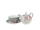 Porcelánový Tea for one Peony Rosé - 16*10*14 cm / 400 ml / 250 ml Clayre & Eef