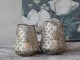 Champagne antik kovová lucerna Vireon - Ø23 *28 cm Chic Antique