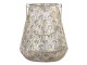 Champagne antik kovová lucerna Vireon - Ø23 *28 cm Chic Antique