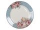 Porcelánový jídelní talíř se zlatou linkou Peony Rosé - Ø 26*2 cm Clayre & Eef
