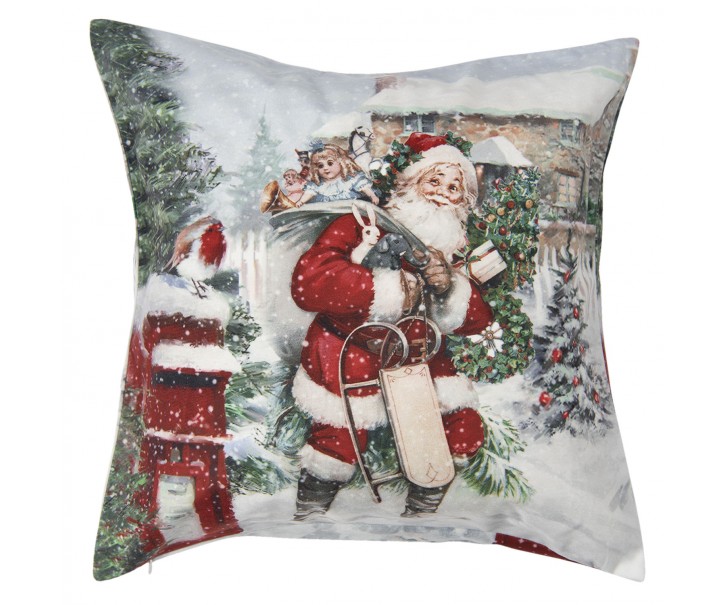 Povlak na polštář Santa - 45*45 cm Clayre & Eef