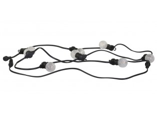 Vánoční světelný řetěz s 8-mi Led světly - bílá teplá - 3m