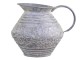 Zinkový antik plechový džbánek Juggy s patinou - Ø14*18 cm Chic Antique