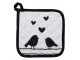 Dětská chňapka - podložka s ptáčky Love Birds - 16*16 cm Clayre & Eef