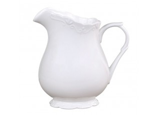 Porcelánový džbán s krajkou Provence lace - 18cm / 1.1L