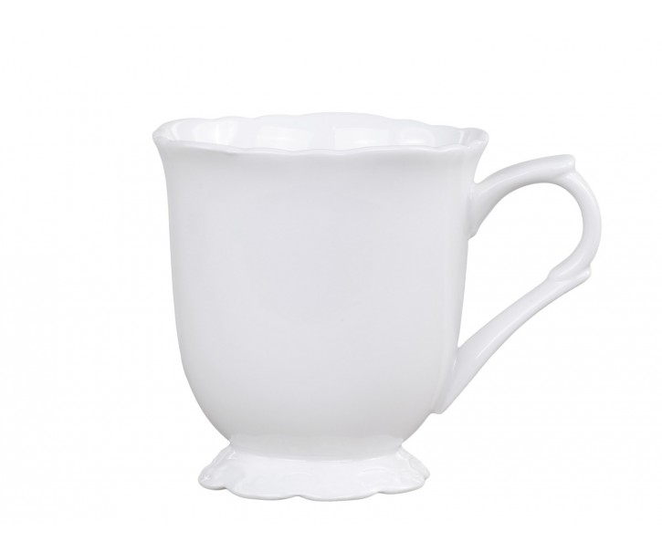 Porcelánový hrnek s krajkou Provence lace - 10cm / 0.3L Chic Antique