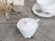 Porcelánová cukřenka se lžičkou a krajkou Provence lace - Ø10*9cm Chic Antique