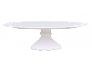 Porcelánový podnos na dort s krajkou Provence lace - Ø 28*9cm