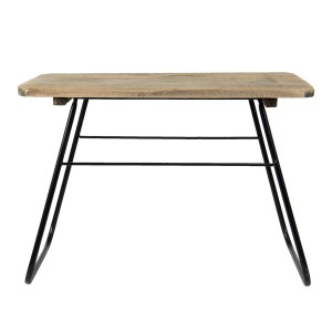 Dřevěný dekorační antik stolík na rostliny - 46*26*33 cm