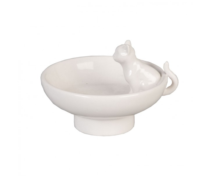 Miska s kočičkou - pr 8*6 cm Clayre & Eef