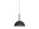 Zeleno-zlaté kovové závěsné světlo Boste - Ø 25*13 cm Light & Living
