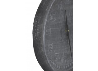 Šedé nástěnné hodiny Ricard grijs - Ø39*5 cm