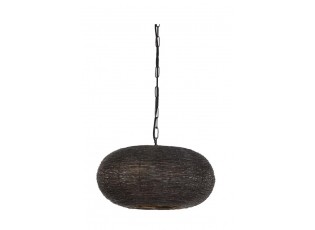 Bronzovo-hnědé závěsné kovové světlo Nadra - Ø45*23cm