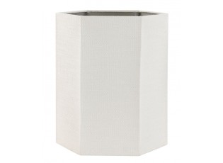 Krémové hexagonální stínidlo na lampu Savernu - 35*35*42cm/ E27