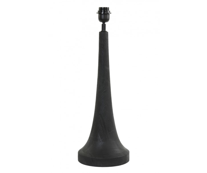Dřevěná základna ke stolní lampě Jovany black -Ø20*49cm / E27 Light & Living