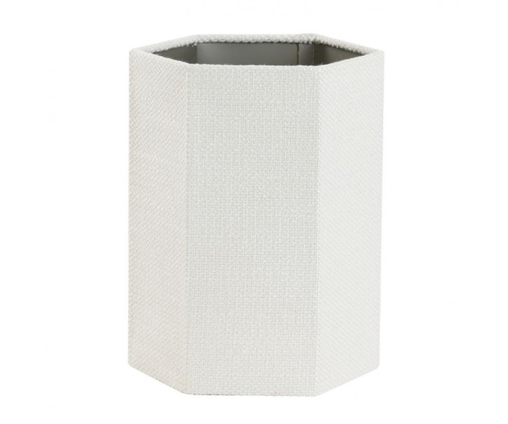 Krémové hexagonální stínidlo Savernu na lampu - 20*20*26cm/ E27 Light & Living