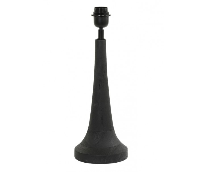 Dřevěná základna ke stolní lampě Jovany black -Ø15*35cm / E27 Light & Living