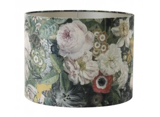 Květované stínidlo na lampu Butterfly ocher - Ø 25* 18cm/ E27