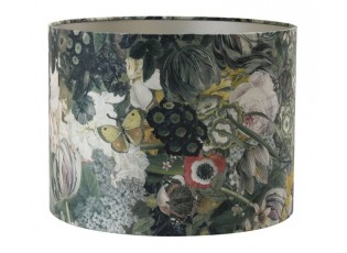 Květované stínidlo na lampu Butterfly ocher - Ø 30*21cm/ E27