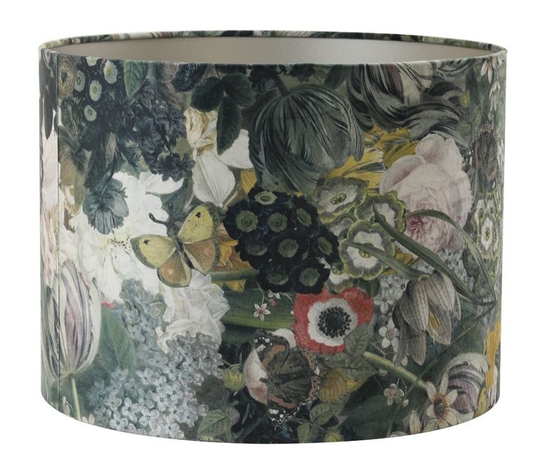 Květované stínidlo na lampu Butterfly ocher - Ø 30*21cm/ E27 Light & Living Květované stínidlo na lampu Butterfly ocher - Ø 30*21cm/ E27 Light & Living