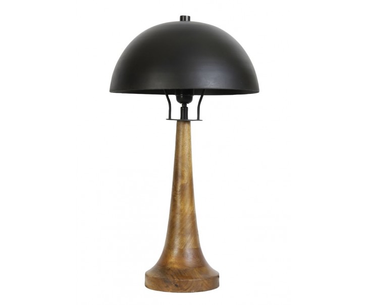 Dřevěná stolní lampa Jovany oil - Ø30*60cm / E27 Light & Living