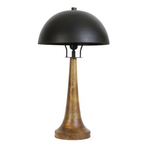 Dřevěná stolní lampa Jovany oil - Ø30*60cm / E27