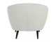 Krémové designové křeslo Almond bouclé - 91*71*77cm Light & Living