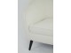 Krémové designové křeslo Almond bouclé - 91*71*77cm Light & Living