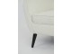 Krémové designové křeslo Almond bouclé - 91*71*77cm Light & Living