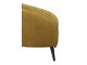 Okrové designové sametové křeslo Almond ocher - 91*71*77cm Light & Living