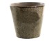 Zelený dekorační obal na květináč Mion L - Ø 17*16 cm Clayre & Eef